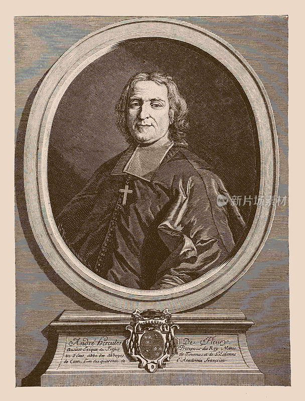 André-Hercule德弗勒里，Fréjus主教(1653年6月22日或6月26日- 1743年1月29日)法国红衣主教